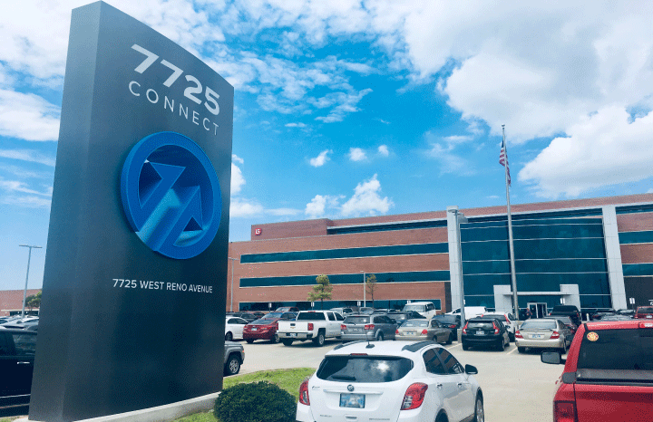 7725 Connect campus building with signage