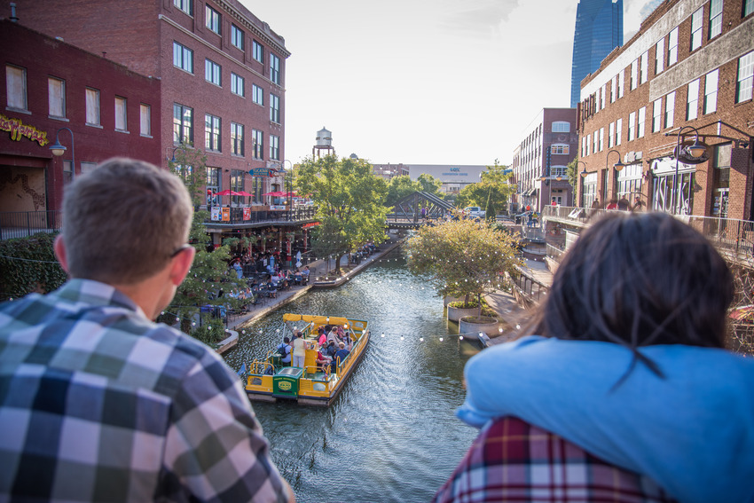 OKC bricktown entertainment district